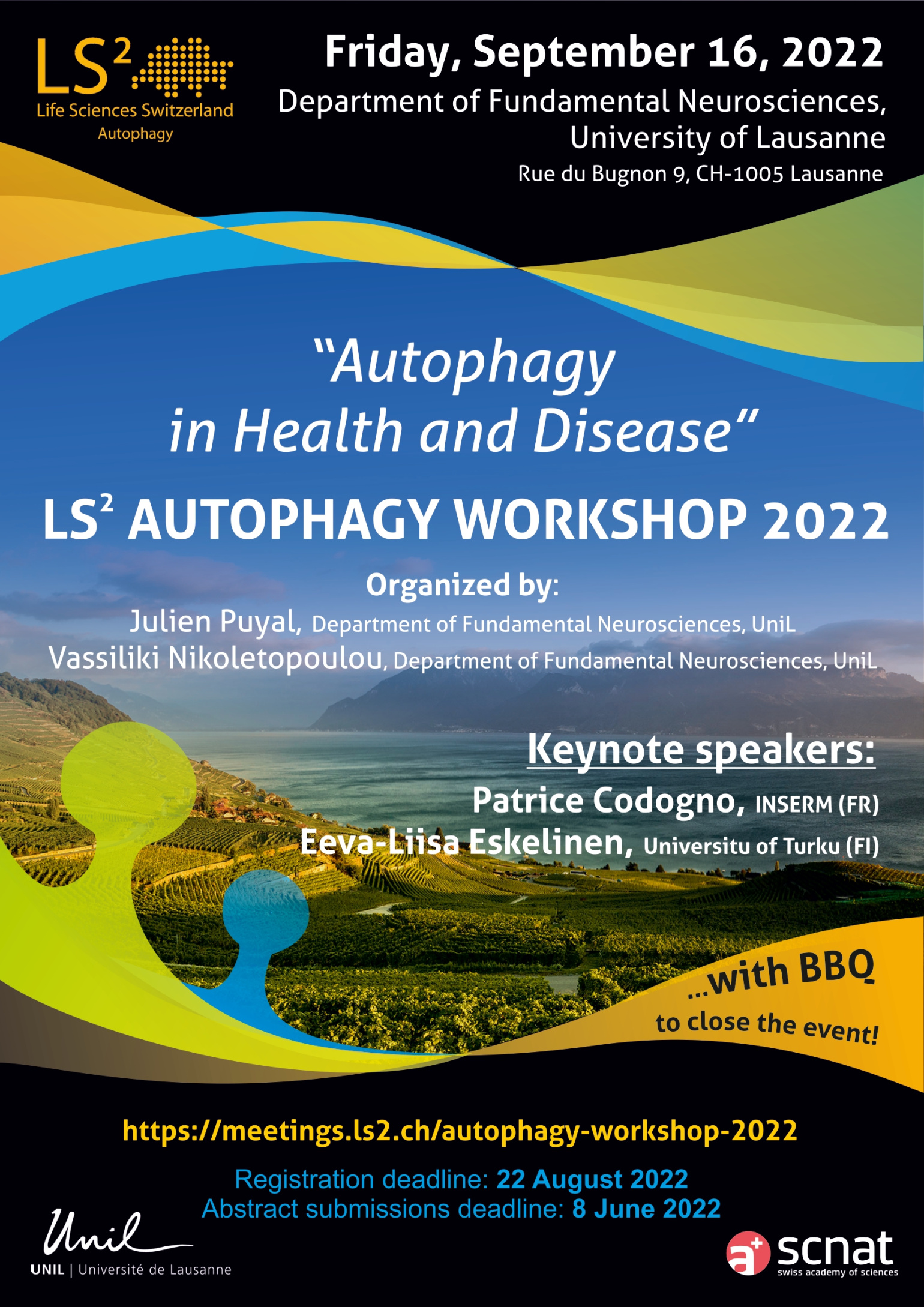 General Information Autophagy 2022 meetings.ls2.ch